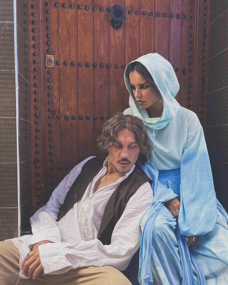 Zivert и Дима Билан на съемках клипа «Это была любовь»